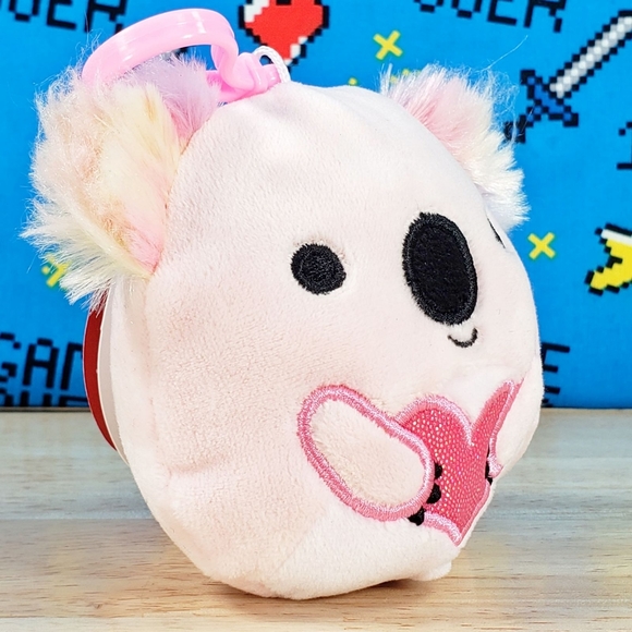 Squishmallow Kaelea the Koala 3.5" Clip UltraSoft Stuffed Valentine's Day Plush - Picture 2 of 12